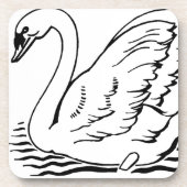 優雅な白鳥 コースター (正面)