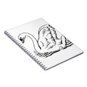 優雅な白鳥 ノートブック (右側)