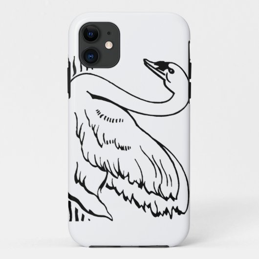 優雅な白鳥 Case-Mate iPhoneケース (裏面)