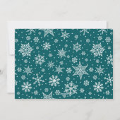 優雅な筆記体 | ホリデー フォト カード (裏面)