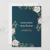 優雅な結婚式の招待状をあなたに 招待状 (裏面)