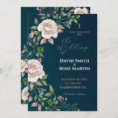 優雅な結婚式の招待状をご紹介 招待状 (正面/裏面)