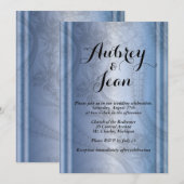 優雅な結婚式の招待状 招待状 (正面/裏面)