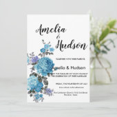 優雅な結婚式の招待状 招待状 (スタンド正面)