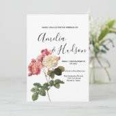 優雅な結婚式の招待状 招待状 (スタンド正面)