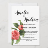 優雅な結婚式の招待状 招待状 (正面)