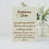 優雅な結婚式の招待 招待状 (スタンド正面)