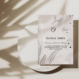 優雅な結婚式を愛する 招待状