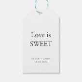 優雅な結婚式 ギフトタグ (正面)