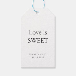 優雅な結婚式 ギフトタグ