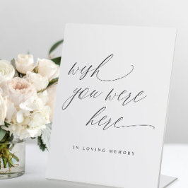 優雅な結婚式 追憶 Wish You Were Here 台座サイン