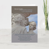 優雅な美しい感動的カー空白のド カード (正面)