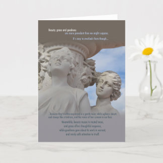 優雅な美しい感動的カー空白のド カード