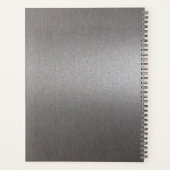 優雅な翼のあるブルネットのミニマリズム都市の夕暮れ プランナー手帳 (裏面)