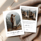 優雅な脚本 楽しい日々を永遠に アーチ写真 シーズンカード