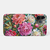 優雅な色彩の芍薬の花 Case-Mate iPhoneケース (裏面(横))