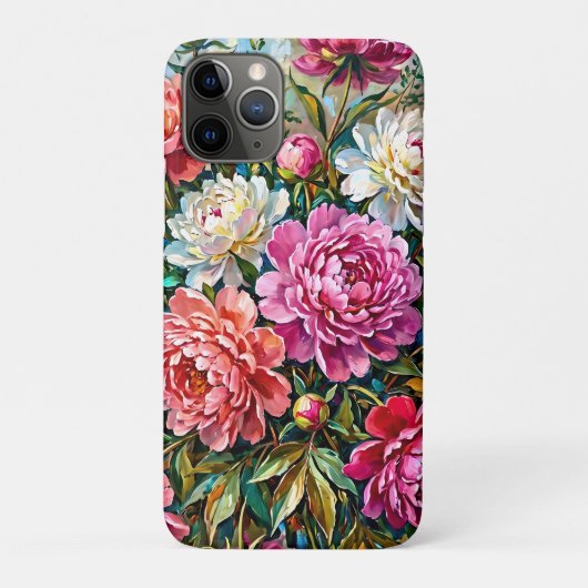 優雅な色彩の芍薬の花 Case-Mate iPhoneケース (裏)