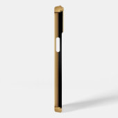 優雅な花のデザインと豪華な金の小花 Case-Mate iPhoneケース (裏面 / 右)