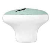 優雅な花の木の緑+梅セラミックノブ セラミックノブ (側面)