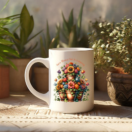 優雅な花は集まりの中でより一層輝く コーヒーマグカップ