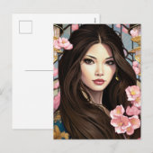 優雅な花 シーズンポストカード (正面/裏面)