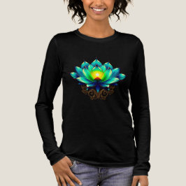 優雅な花、神秘的なロータス。 トライブレンドＴシャツ