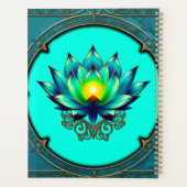 優雅な花、神秘的なロータス。 プランナー手帳 (裏面)