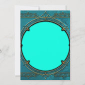 優雅な花、神秘的なロータス。 招待状 (裏面)