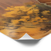 優雅な草原の夢:野生の西ささやく ポスター (コーナー)