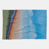 優雅な薄暗い丘 キッチンタオル (横)