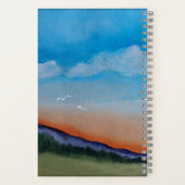 優雅な薄暗い丘 ノートブック (裏面)