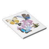 優雅な蝶と花 ノートパッド (アングル)