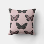 優雅な蝶のパターン クッション (裏面)