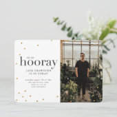 優雅な誕生日パーテモダンィーをすする 招待状 (スタンド正面)