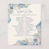 優雅な貝殻 ウェディングシャワーのための彼女はどちらを選ぶか (正面)