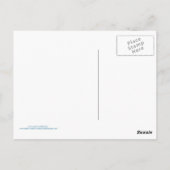 優雅な赤いデイリリーはがき ポストカード (裏面)