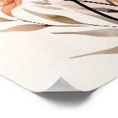 優雅な赤面開花 ポスター (角)