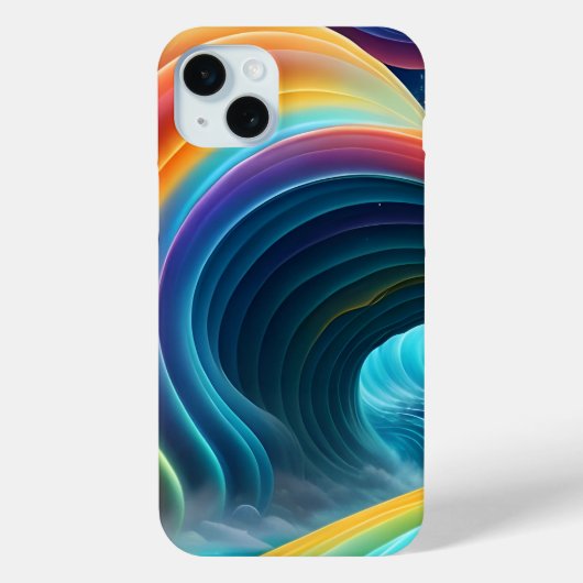 優雅な輝く虹の滝 Case-Mate iPhoneケース (裏面)
