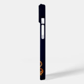 優雅な金の文字A　豪華な花の装飾 Case-Mate iPhoneケース (裏面 / 左)