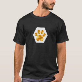 優雅な金の足跡 Tシャツ
