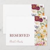 優雅な開花予約記号 (正面/裏面)