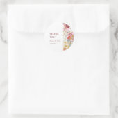 優雅な開花結婚の ラウンドシール (バッグ)