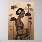 「優雅な開花 ポスター (正面)