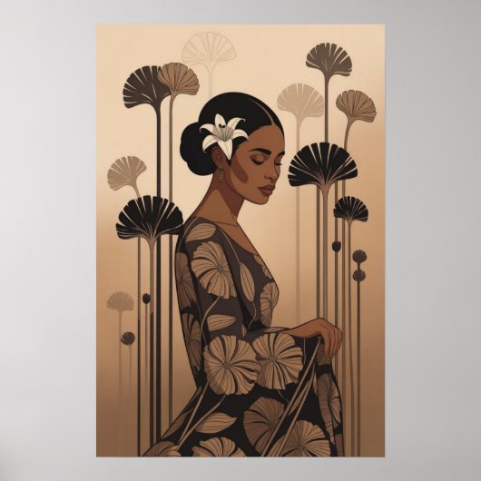 「優雅な開花 ポスター (正面)