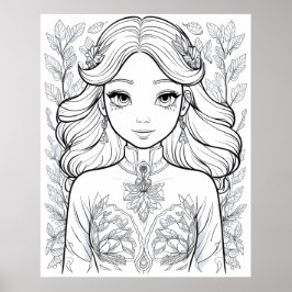 優雅な開花：自然の優雅さの象徴 ポスター