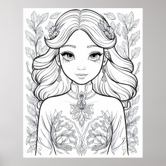 優雅な開花：自然の優雅さの象徴 ポスター