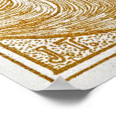 優雅な静穏：スワンヴィンテージのポスター付き女性 ポスター (角)