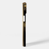 優雅な額縁入りのゴールデンローズアート Case-Mate iPhoneケース (裏面 / 右)