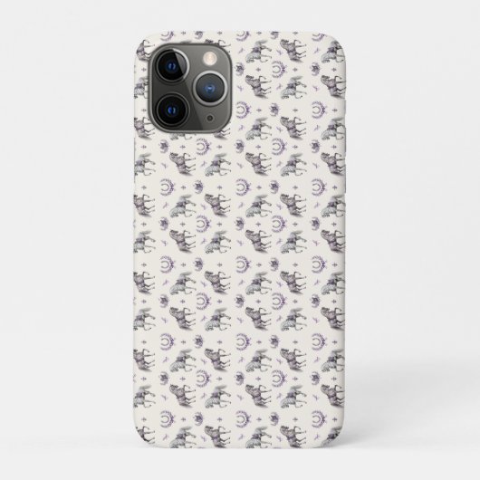 優雅な馬術馬と馬蹄の水彩画 Case-Mate iPhoneケース (裏)