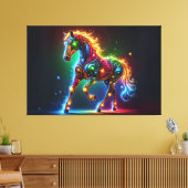 優雅な馬 キャンバスプリント (インサイチュ (リビング))